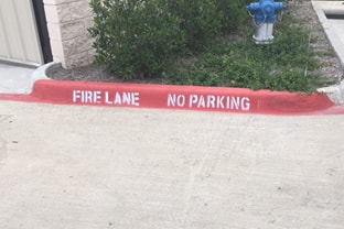Fire Lane Striping and Curb Painting Huntington
